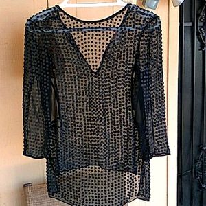 Sexy sheer blouse